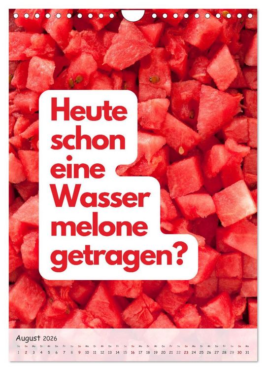 Produktbild: Tanz um den hei&szlig;en Brei! (Wandkalender 2026 DIN A4 hoch), CALVENDO Monatskalender