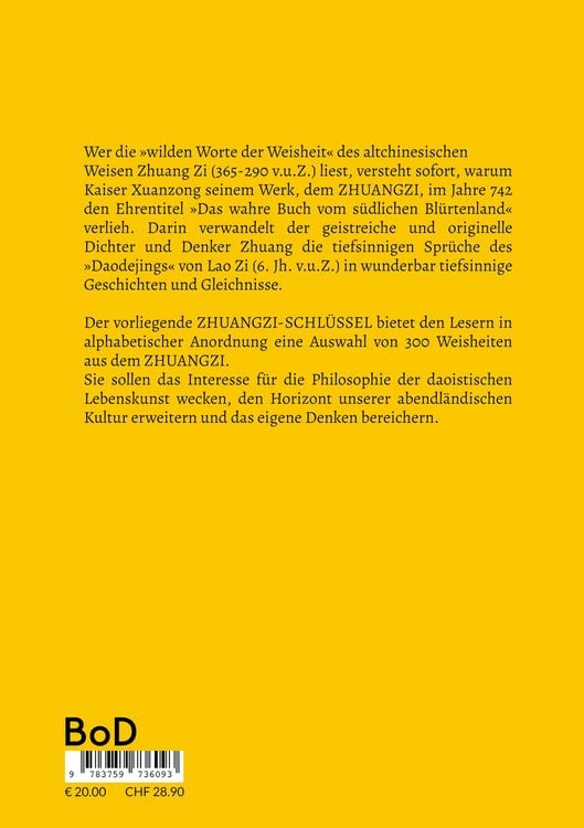 Produktbild: Zhuangzi-Schl&uuml;ssel