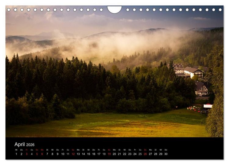 Produktbild: Winterberg - Sauerland - Eine Landschaft in Bildern (Wandkalender 2026 DIN A4 quer), CALVENDO Monatskalender