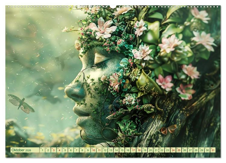 Produktbild: Die vielen Gesichter von Mutter Natur (hochwertiger Premium Wandkalender 2026 DIN A2 quer), Kunstdruck in Hochglanz
