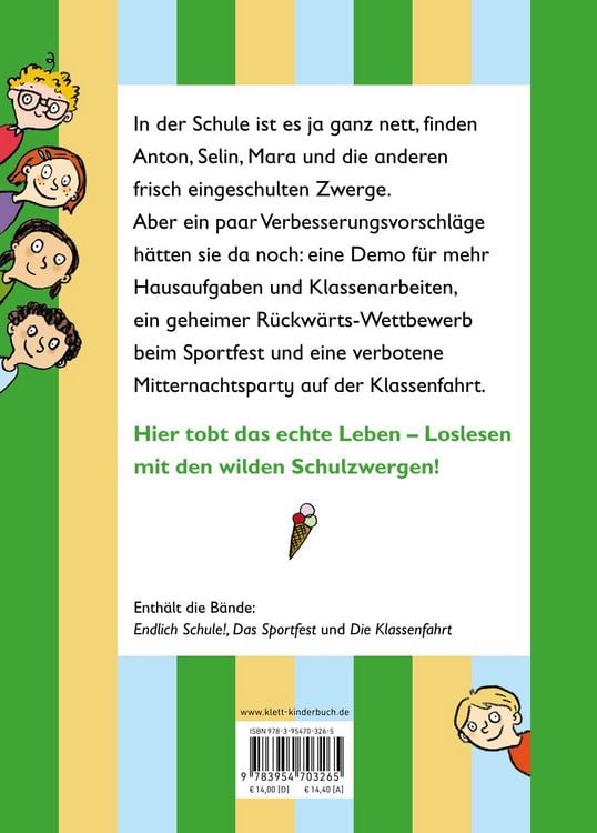 Produktbild: Die wilden Schulzwerge - Alle Abenteuer in einem Band