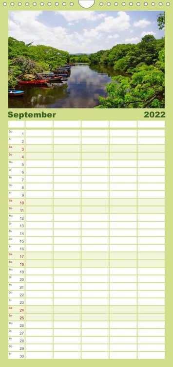 Produktbild: Familienplaner JAMAIKA Reggae, Rastafari und Natur. (Wandkalender 2022 , 21 cm x 45 cm, hoch)