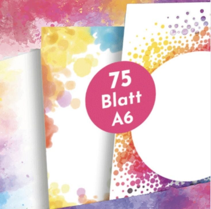 Produktbild: Design Paper Farbenpracht A6