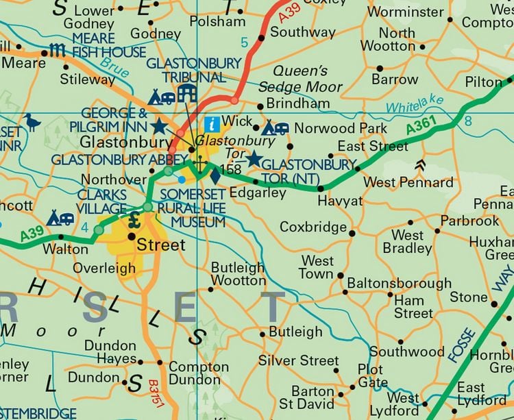 Produktbild: Somerset Pocket Map