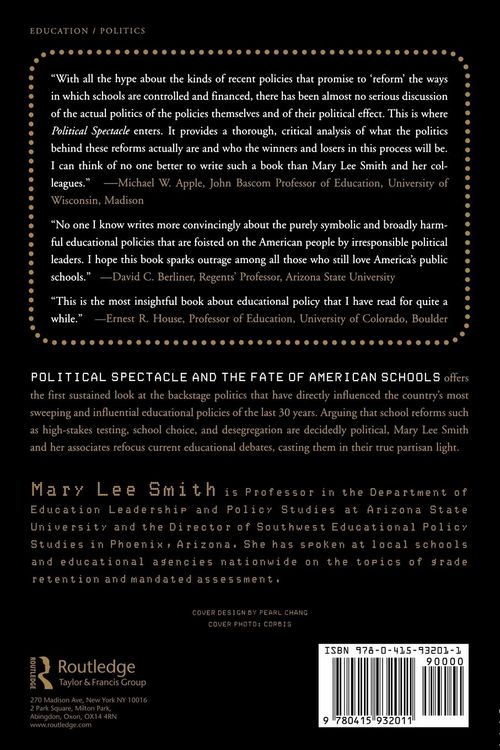 Produktbild: Political Spectacle and the Fate of American Schools
