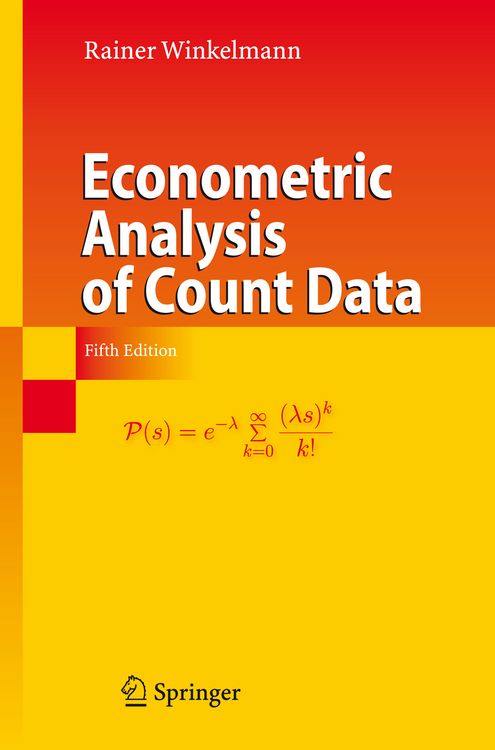 Produktbild: Econometric Analysis of Count Data