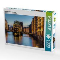 Produktbild: CALVENDO Puzzle Wasserschloss Hamburg 1000 Teile Lege-Gr&ouml;&szlig;e 64 x 48 cm Foto-Puzzle Bild von Michael Valjak