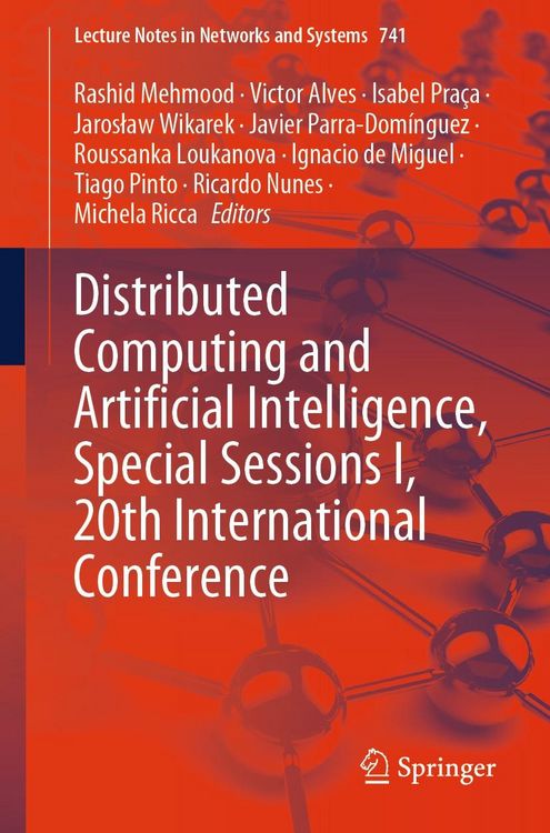 Produktbild: Distributed Computing and Artificial Intelligence, Special Sessions I, 20th International Conference