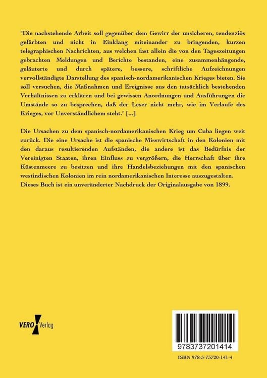 Produktbild: Der Krieg um Cuba im Sommer 1898