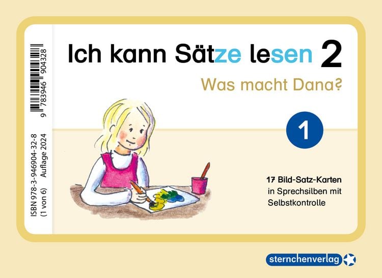 Produktbild: Ich kann S&auml;tze lesen Teil 2 in Sprechsilben mit Dana und Leander
