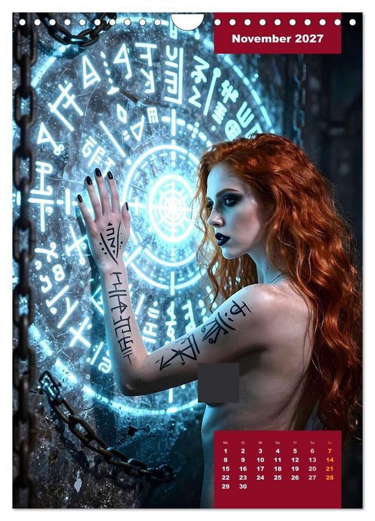 Produktbild: Gothic Engel (Wandkalender 2027 DIN A4 hoch), CALVENDO Monatskalender