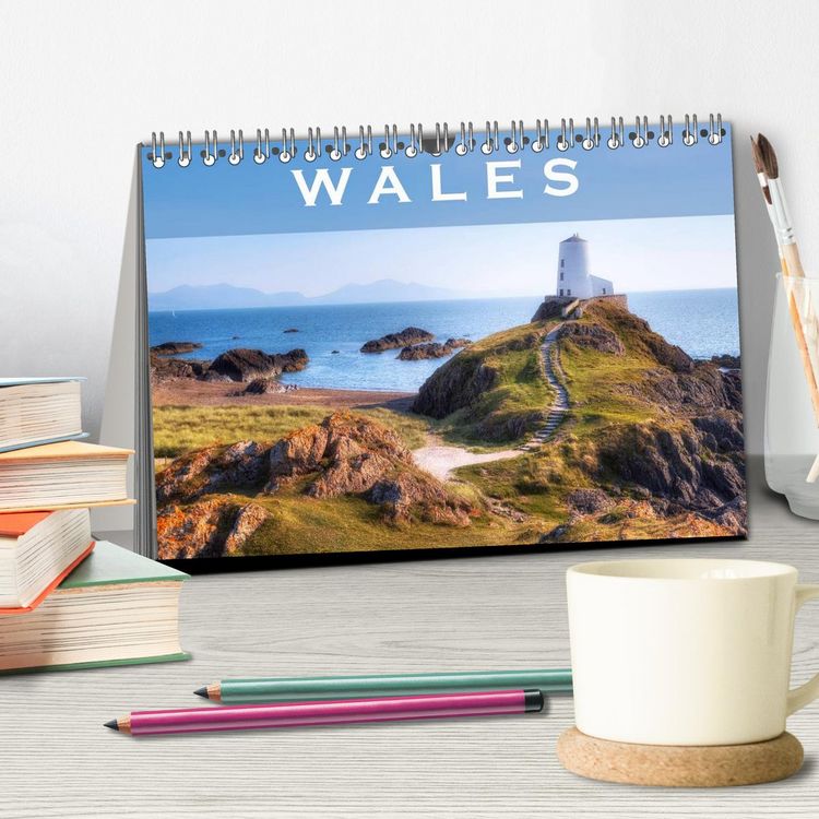 Produktbild: Wales (Tischkalender 2026 DIN A5 quer), CALVENDO Monatskalender