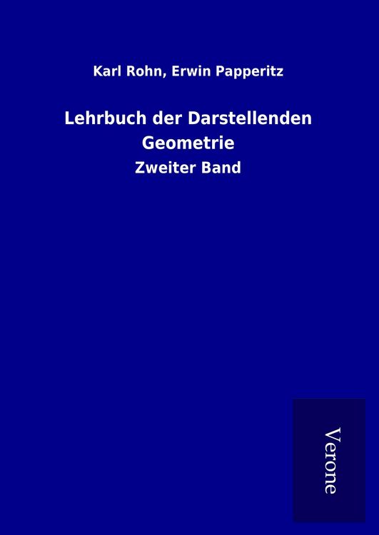 Produktbild: Lehrbuch der Darstellenden Geometrie