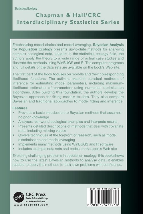 Produktbild: Bayesian Analysis for Population Ecology