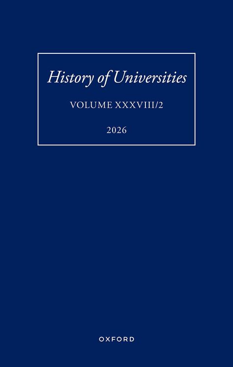 Produktbild: History of Universities: Volume XXXVIII/2
