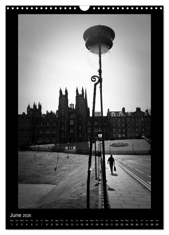 Produktbild: EDINBURGH NOIR (Wall Calendar 2026 DIN A3 portrait), CALVENDO 12 Month Wall Calendar