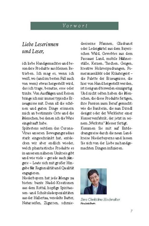 Produktbild: Manufakturen in Niederbayern