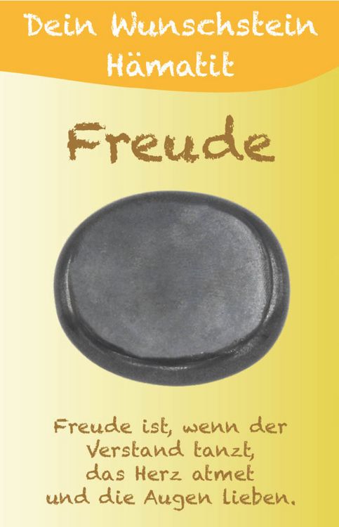 Produktbild: Dein Wunschstein, H&auml;matit - Freude