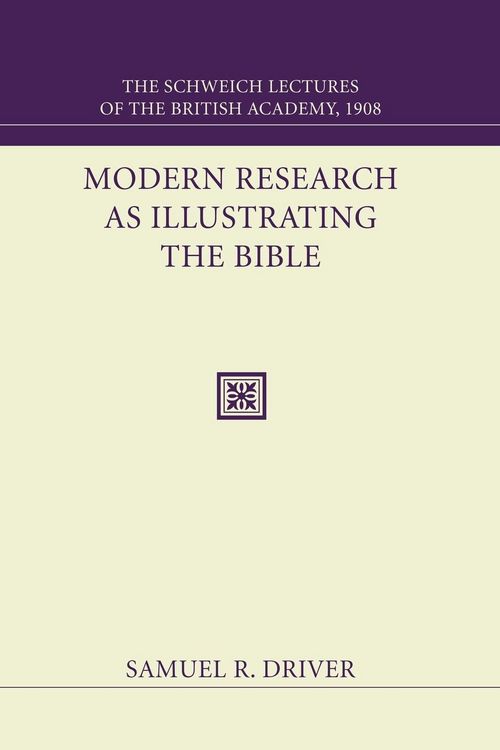 Produktbild: Modern Research as Illustrating the Bible