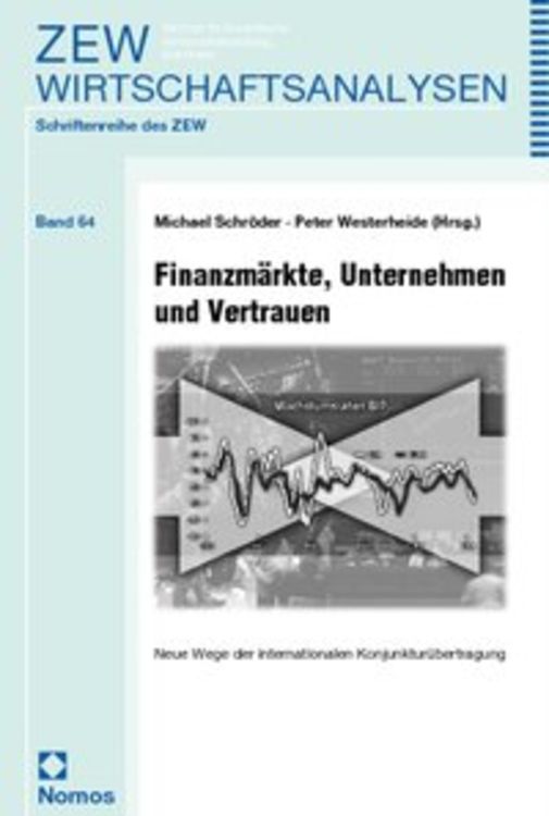 Produktbild: Finanzm&auml;rkte, Unternehmen und Vertrauen