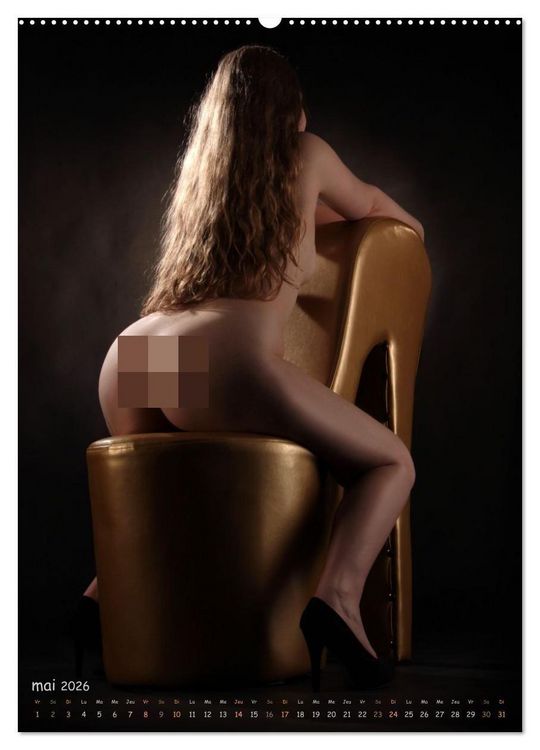 Produktbild: Beaut&eacute;s blondes nues (Calendrier mural 2026 DIN A2 horizontal) calendrier de bureau