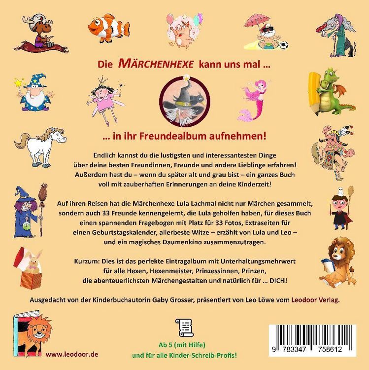 Produktbild: Die M&Auml;RCHENHEXE kann uns mal &hellip; in ihr Freundealbum aufnehmen!