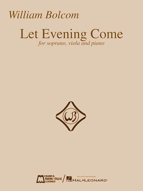 Produktbild: Let Evening Come: For Soprano, Viola and Piano