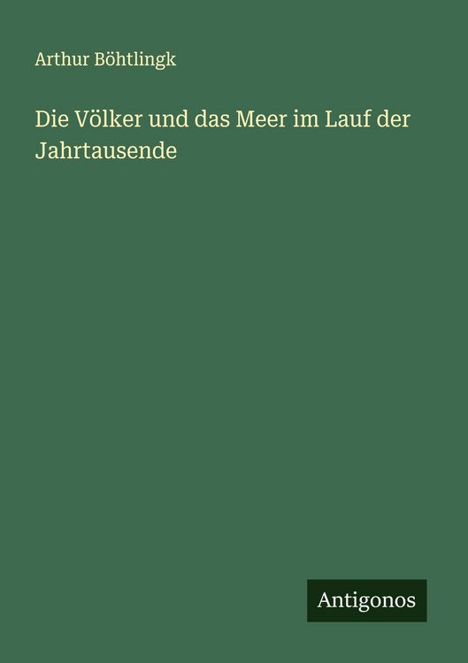 Produktbild: Die V&ouml;lker und das Meer im Lauf der Jahrtausende