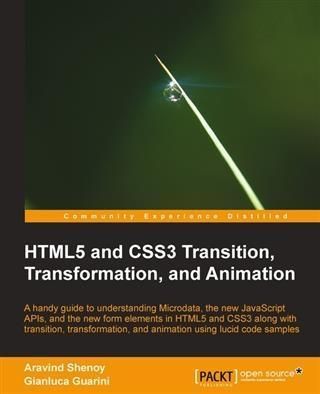 Produktbild: HTML5 and CSS3 Transition, Transformation, and Animation
