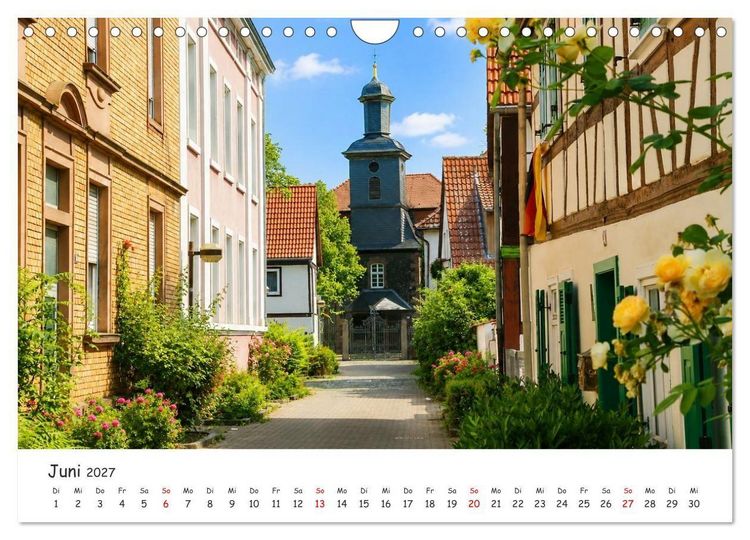 Produktbild: Hanau Kurpark und Kesselstadt (Wandkalender 2027 DIN A4 quer), CALVENDO Monatskalender