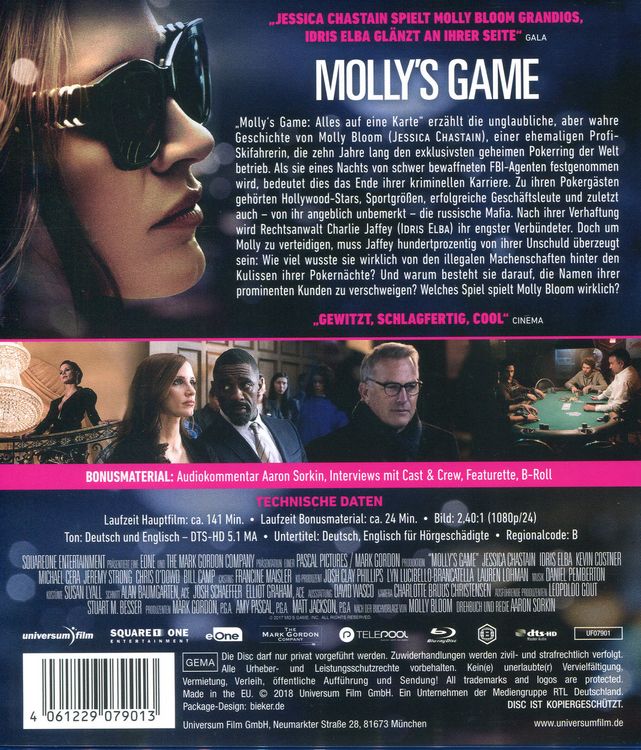 Produktbild: Molly's Game