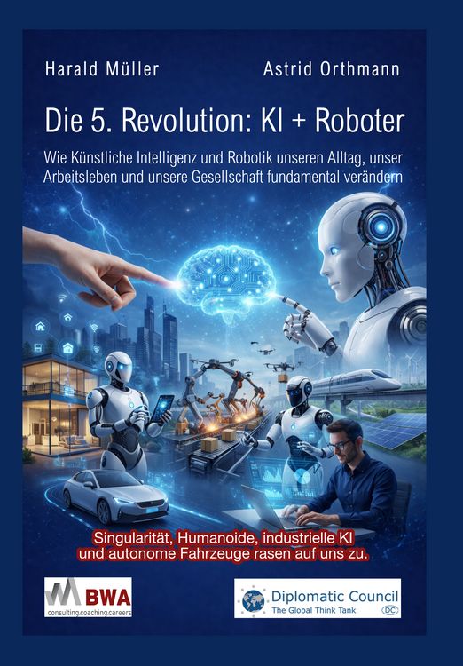 Produktbild: Die 5. Revolution: KI + Roboter