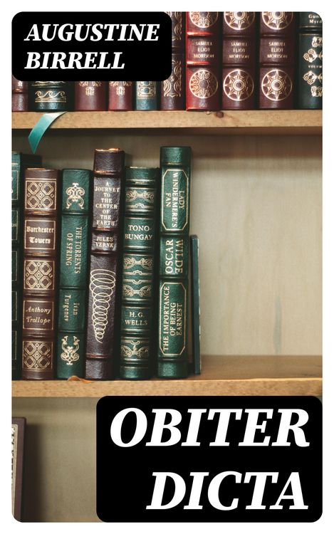 Produktbild: Obiter Dicta