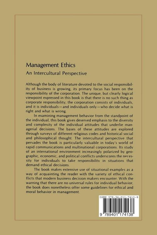 Produktbild: Management Ethics