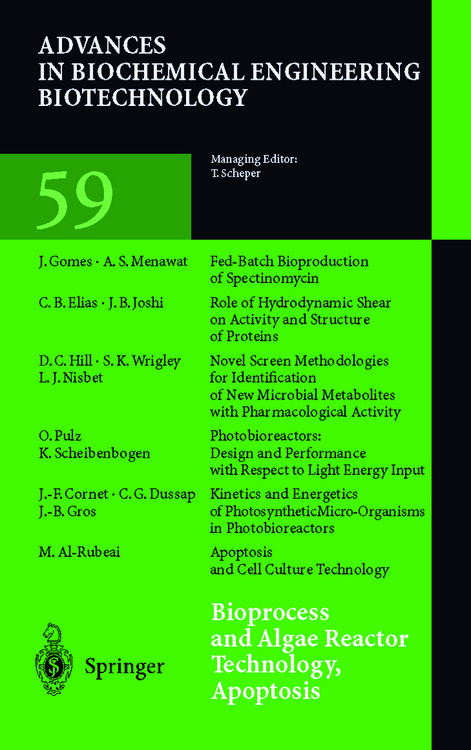 Produktbild: Bioprocess and Algae Reactor Technology, Apoptosis