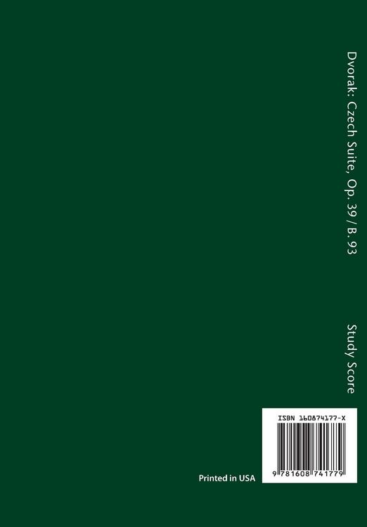 Produktbild: Czech Suite, Op.39 / B.93