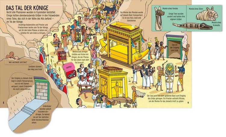 Produktbild: Aufklappen und Entdecken: Mumien und Pyramiden im alten &Auml;gypten