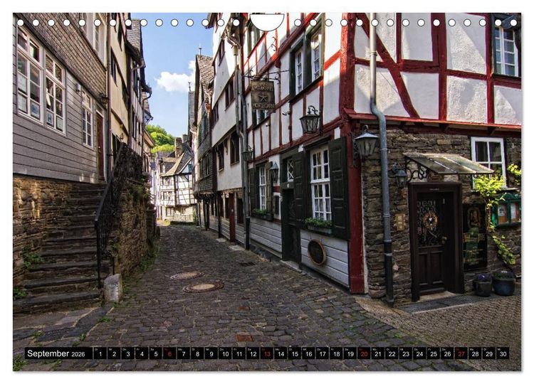 Produktbild: Stadtansichten, Monschau die Altstadt (Wandkalender 2026 DIN A4 quer), CALVENDO Monatskalender