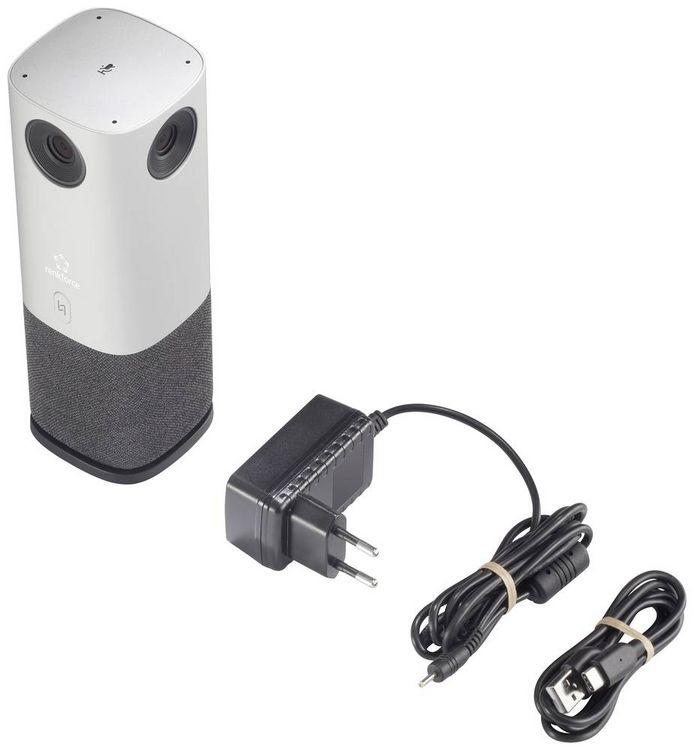 Produktbild: Renkforce RF-CC-800 360&deg; Videokonferenz-System Full HD 1920 x 1080 Pixel 360&deg; Erfassung, 4 Weitwinkel-Kameras, Voice Tracking