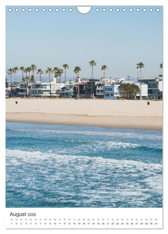 Produktbild: Los Angeles - Eine spannende Reise nach Kalifornien. (Wandkalender 2026 DIN A4 hoch), CALVENDO Monatskalender