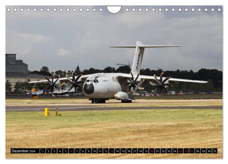 Produktbild: Augenblicke in der Luft: Airbus A400M (Wandkalender 2026 DIN A4 quer), CALVENDO Monatskalender