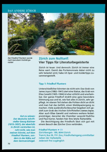 Produktbild: Reiseführer Zürich. Stadtführer inklusive Ebook. Ausflugsziele, Sehenswürdigkeiten, Restaurant & Hotels uvm.