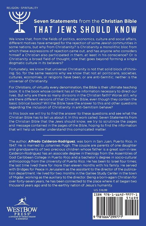 Produktbild: Seven Statements from the Christian Bible that Jews Should Know