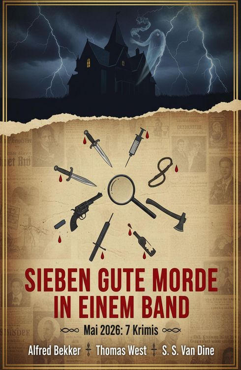 Produktbild: Sieben gute Morde in einem Band Mai 2026: 7 Krimis