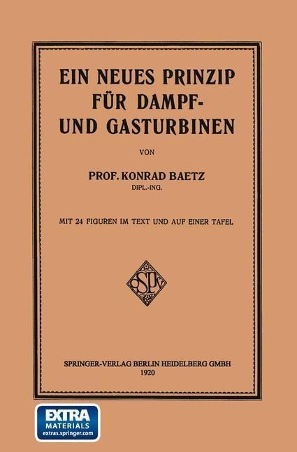 Produktbild: Ein Neues Prinzip f&uuml;r Dampf- und Gasturbinen