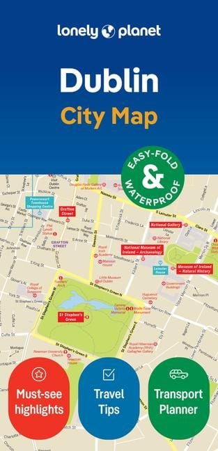 Produktbild: Lonely Planet Dublin City Map