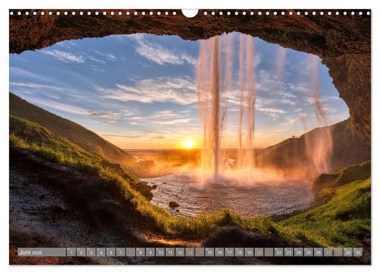 Produktbild: Island - Traumland am Rande der Arktis (Wandkalender 2026 DIN A3 quer), CALVENDO Monatskalender