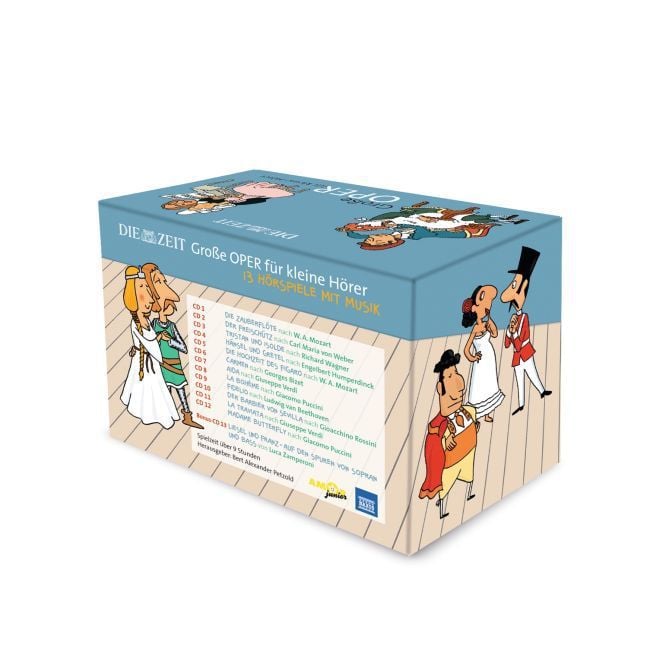 Produktbild: Gro&szlig;e Oper f&uuml;r kleine H&ouml;rer Die ZEIT-Edition (13 CDs)