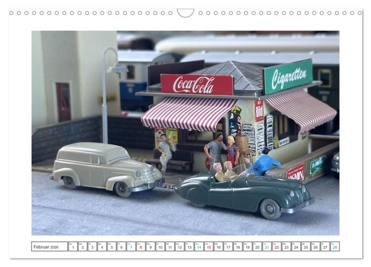 Produktbild: Wirtschaftswunder en miniature (Wandkalender 2026 DIN A3 quer), CALVENDO Monatskalender