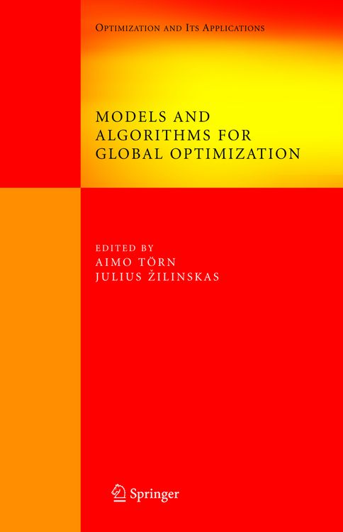 Produktbild: Models and Algorithms for Global Optimization